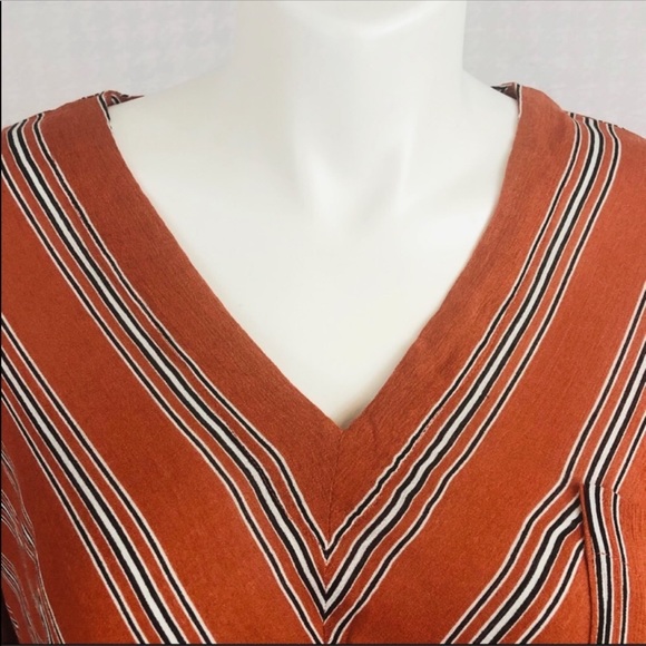Love riche striped dolman top rust - Picture 5 of 6